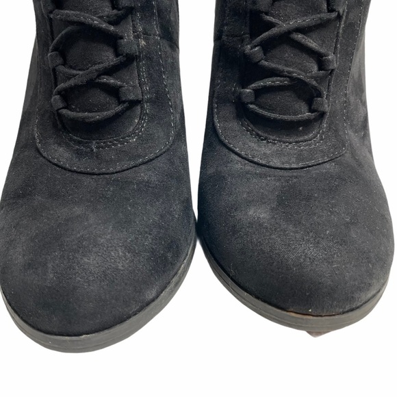 Carlos Santana Lace Up Chunky Heel Faux Suede Boot Size 10 - Picture 6 of 10